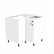 Corp inferior colt cu 2 usi Zebra MDF alb drept Corp inferior colt cu 2 usi Zebra MDF alb drept
